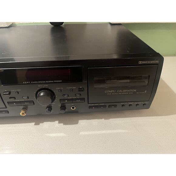 JVC TD-W354BK Double Cassette Tape Deck Player / Recorder Works - WITH REMOTE - Picture 3 of 7